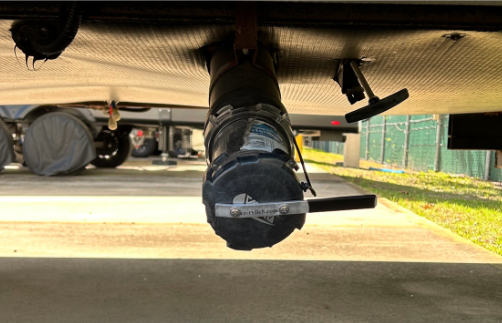 RV Sewer Cap Add-on Lever